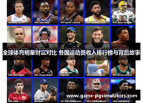 全球体育明星财富对比 各国运动员收入排行榜与背后故事