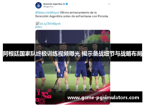 阿根廷国家队终极训练视频曝光 揭示备战细节与战略布局