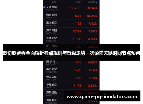 欧协联赛程全面解析看点规则与晋级走势一次读懂关键时间节点预判